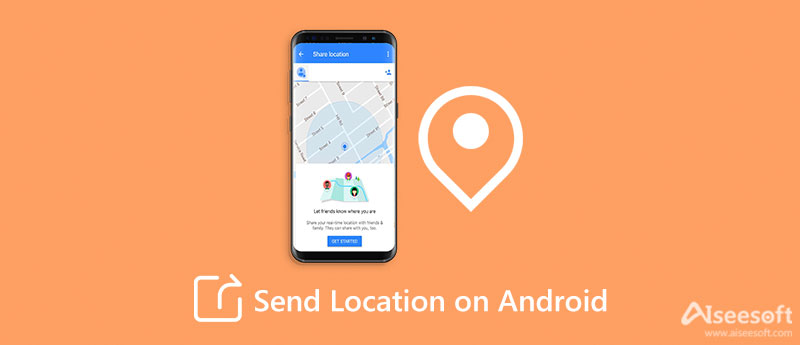 Send placering på Android