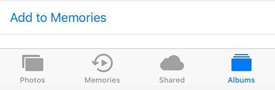Add to memories