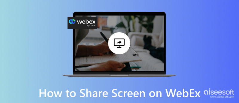 Del skjerm på Webex