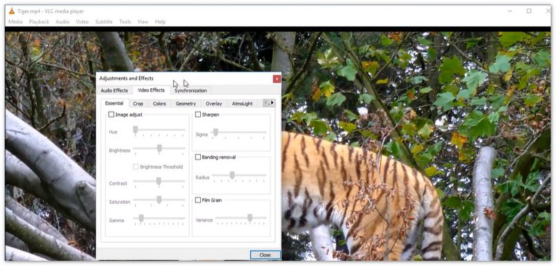 Sharpen A Video in VLC