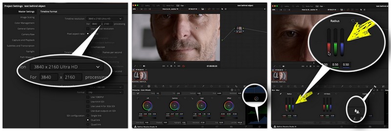 Sharpen Video in Davince Resolve