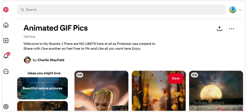 Pinterest Animated Gif