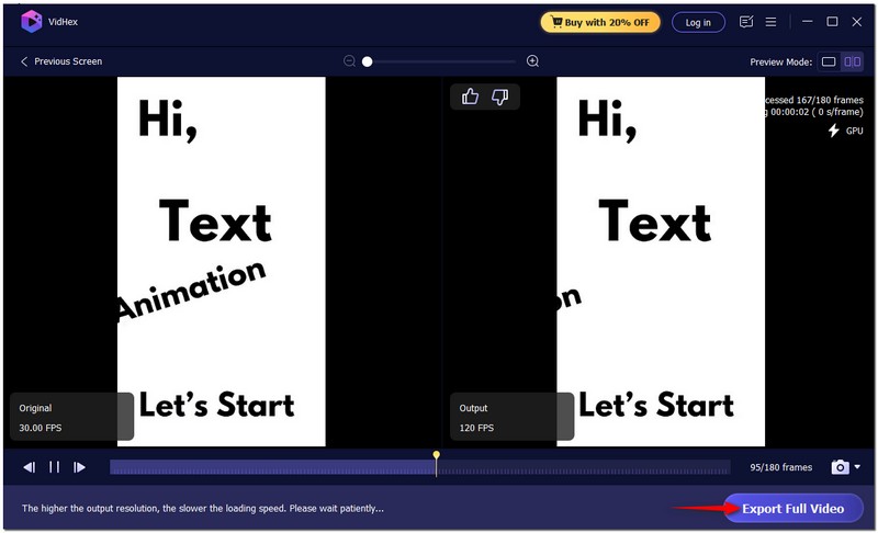 Export Smooth Animation