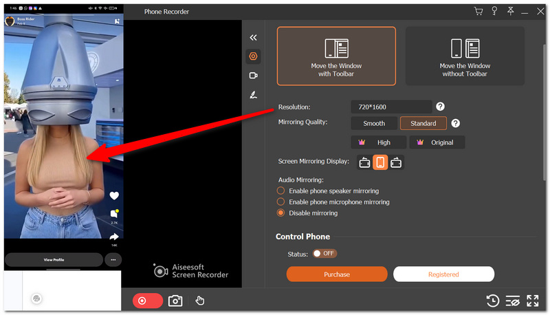 Enable Screen Mirror