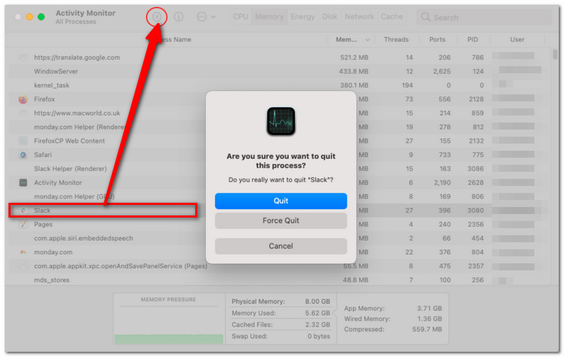 Click Stop Button