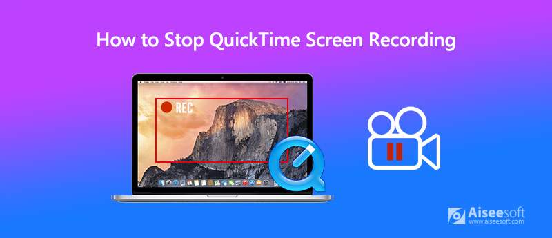 Διακοπή εγγραφής οθόνης QuickTime