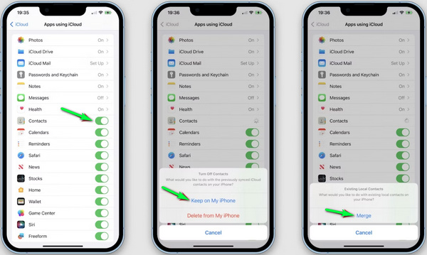 Synchronizace kontaktů z iPhone do iPadu přes iCloud