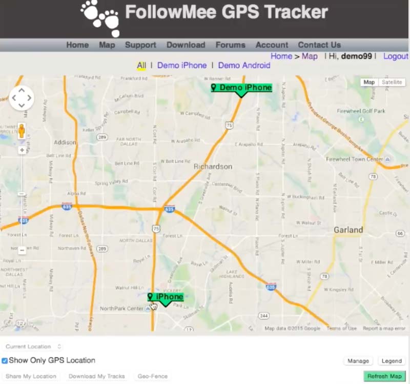 Śledź lokalizację iPhone'a za pomocą Followmee