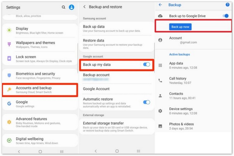 Back Up Android Data to iPhone