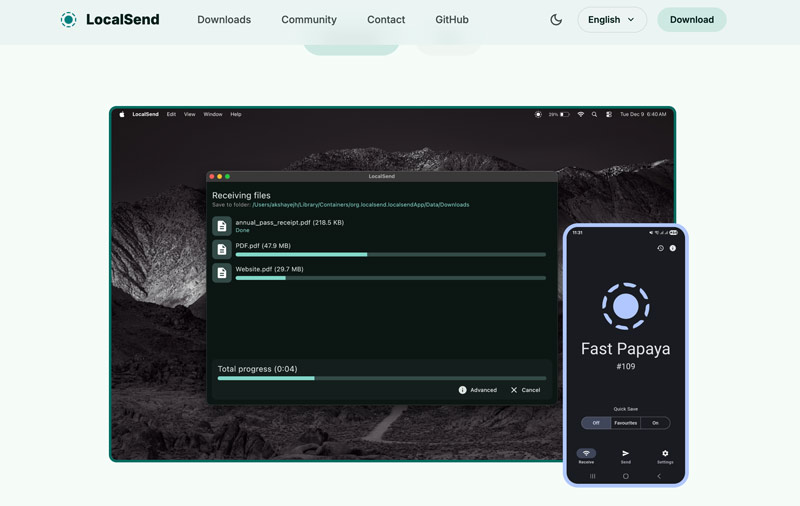 Localsend Transfer Files From Mac To Android
