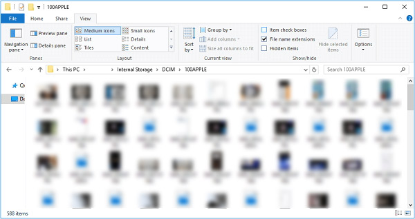 file Explorer