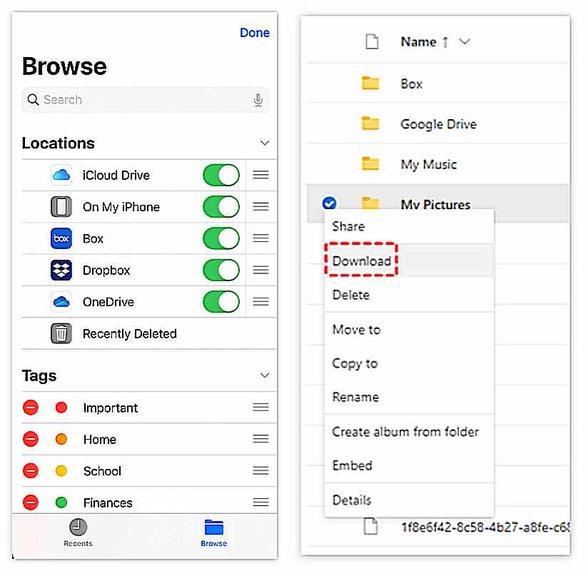 Move Files from PC to iPhone Using Onedrive