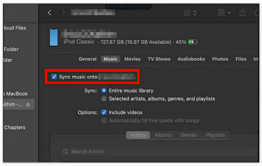 Transfer Music Ipod Finder