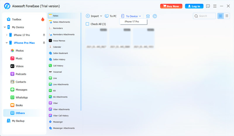 Transfer Notes From Iphone To Iphone Foneease