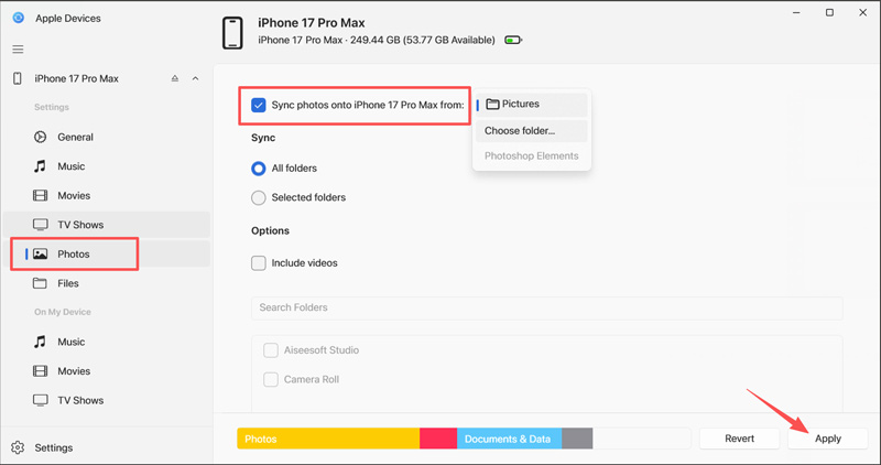 Sync Photos Onto Iphone From Computer Apple Devices