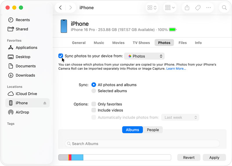 Sync Photos To Iphone From Mac Folder Via Finder