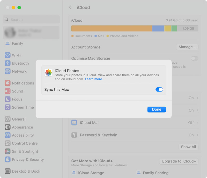 Turn On Icloud Photos On Mac