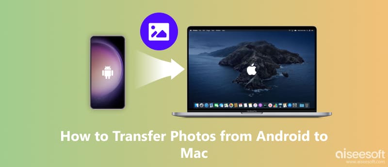 Overfør fotos fra Android til Mac