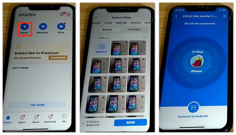 Transfer Iphone Video To Android Via Shareit