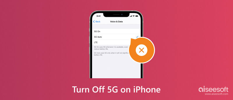 Sluk 5G på iPhone