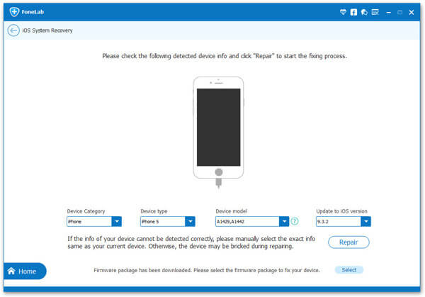 Last ned iPhone-firmware