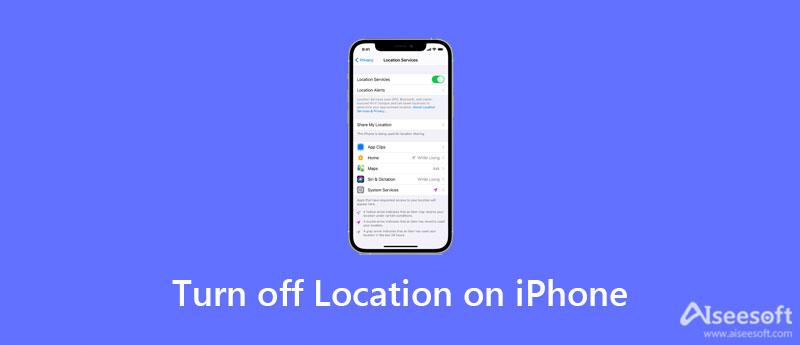 Απενεργοποιήστε την τοποθεσία στο iPhone