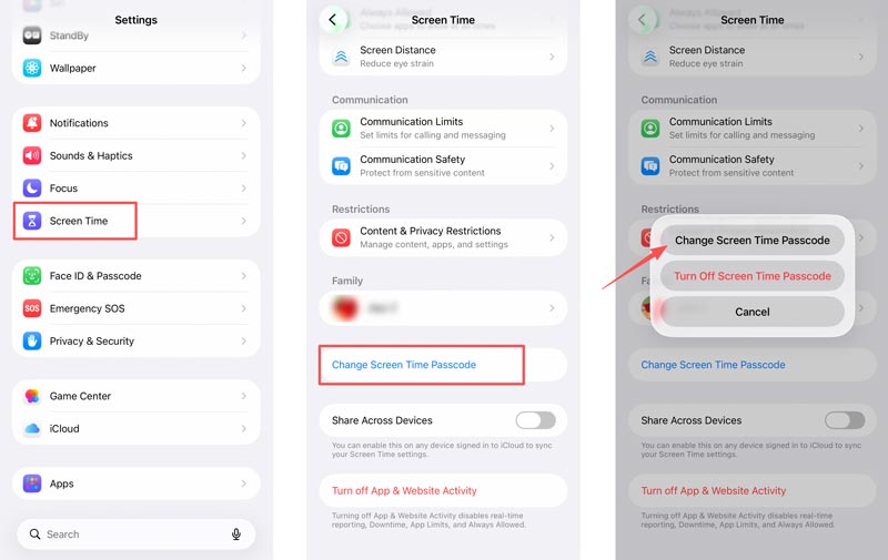 Change Screen Time Passcode On Iphone Ios 26