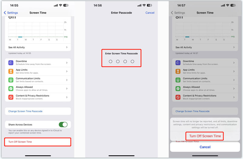 Turn Off Screen Time on iPad with Passcode