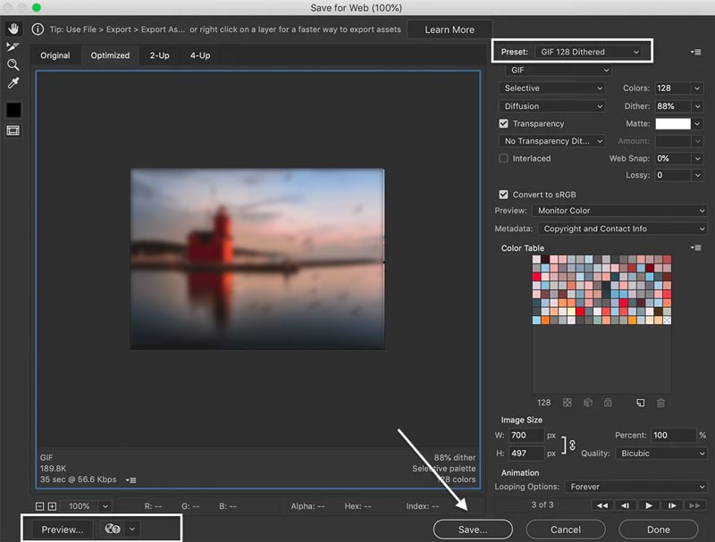 Create GIF from Video Photoshop