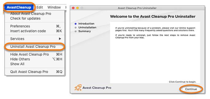 Avinstaller Avast Cleanup Pro