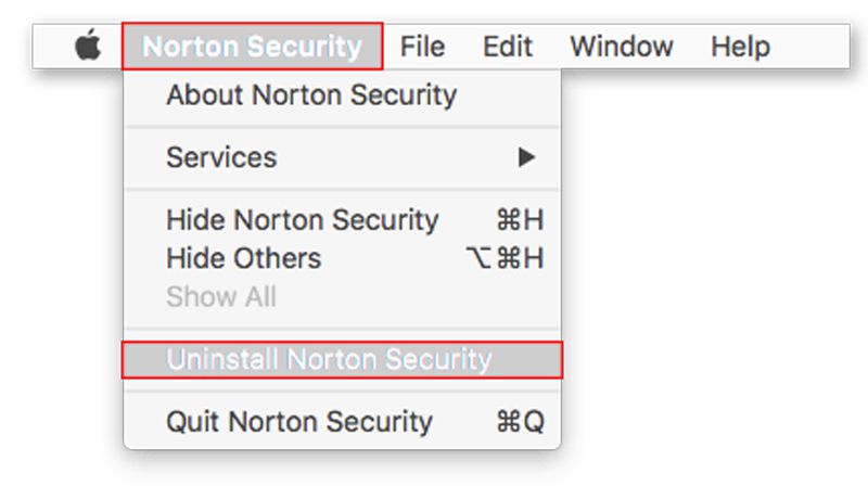 Απεγκαταστήστε το Norton στο Mac Finder