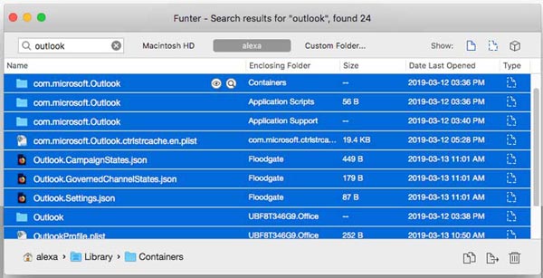 Zoek en verwijder verborgen Outlook-bestanden