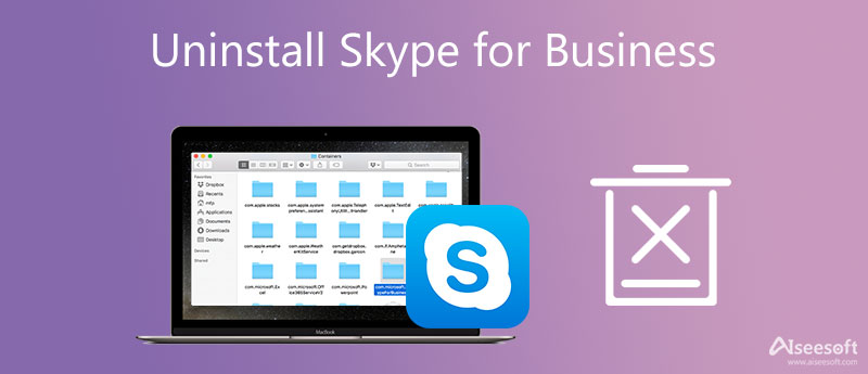 Afinstaller Skype for Business