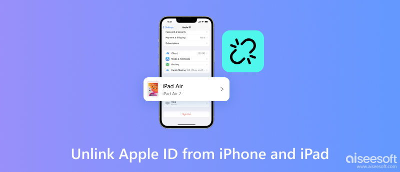 Poista Apple ID:n linkitys iPhonesta ja iPadista