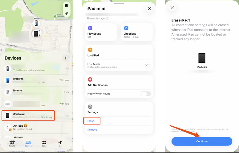 Erase Ipad Mini Using Find My App