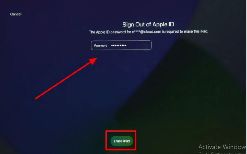 Enter Id Password