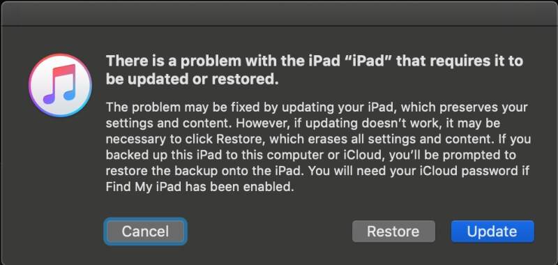 Unlock iPad In Recovery Mode