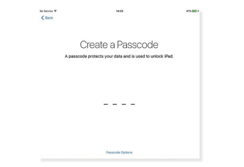 Ustaw hasło na iPadzie
