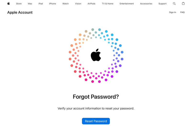 Recover Apple Account Forgot Password