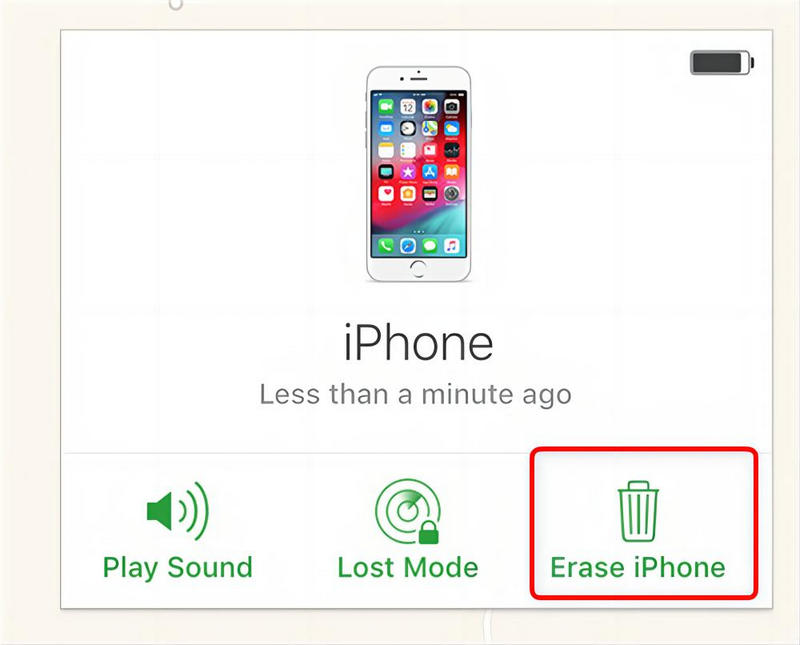 Erase iPhone