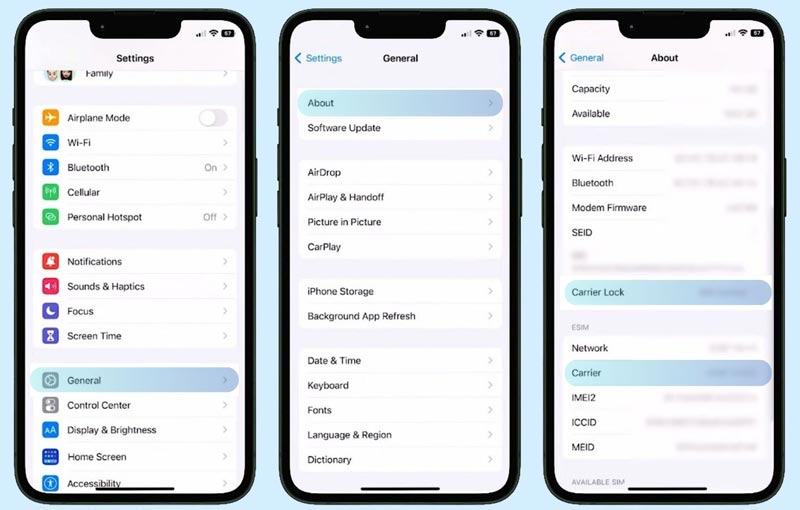 Check Sim Carrier Lock On iPhone