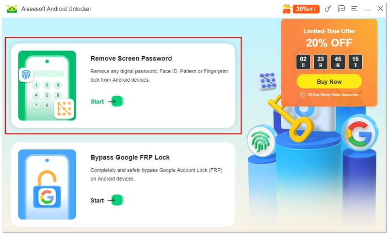 Select Remove Screen Pass
