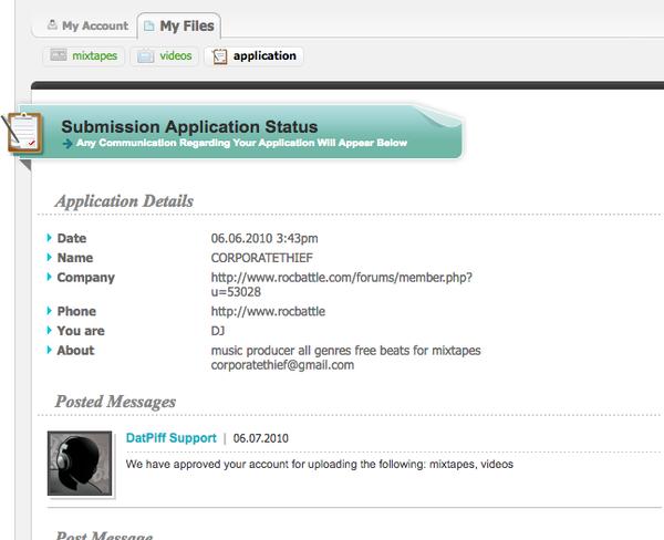 datpiff application
