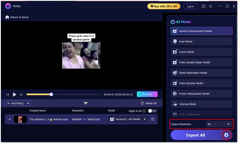 Change Resolution And Format
