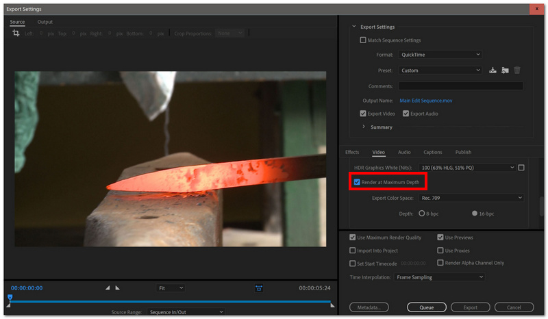 Check Render At Maximun Depth
