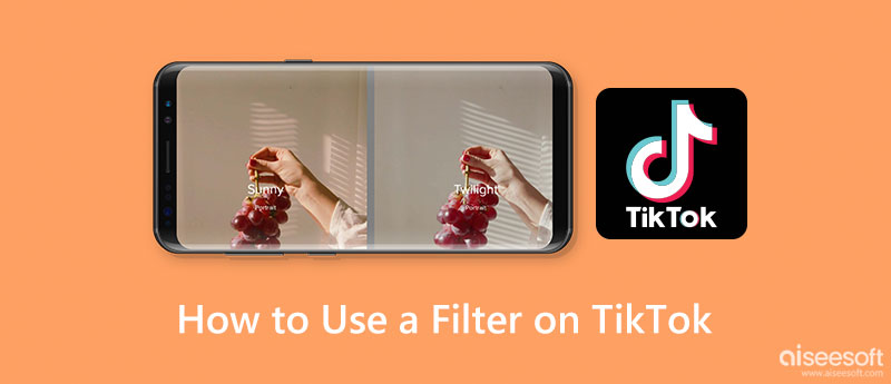 Gebruik een filter op TikTok