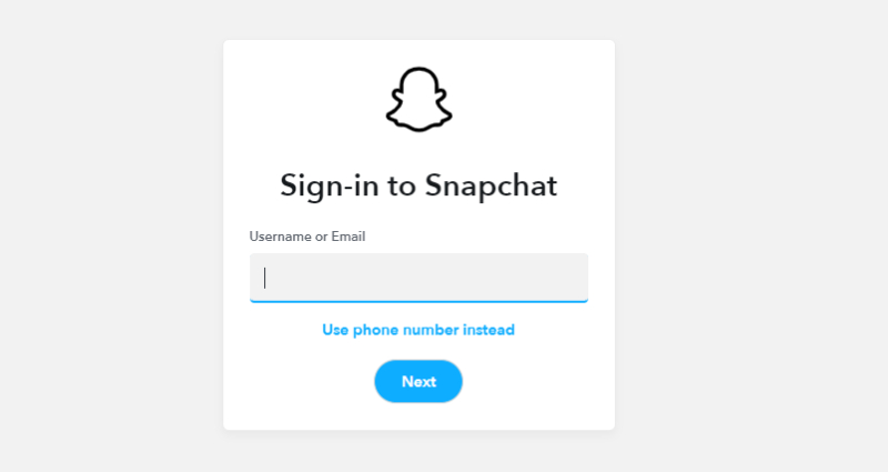 Snapchat 進入 Snapchat