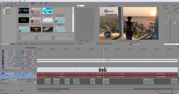 Testreszabhatja a Sony Vegas Pro idővonalával