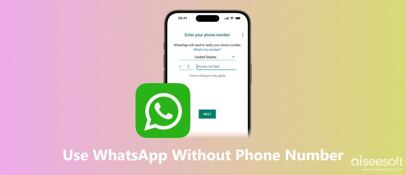 Gebruik WhatsApp zonder telefoonnummer