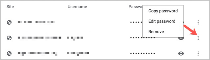 Modifica password PC